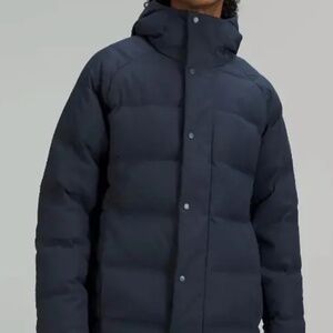 Lululemon Wunder Puff 600-Down-Fill Jacket Tech Canvas - Navy - XL